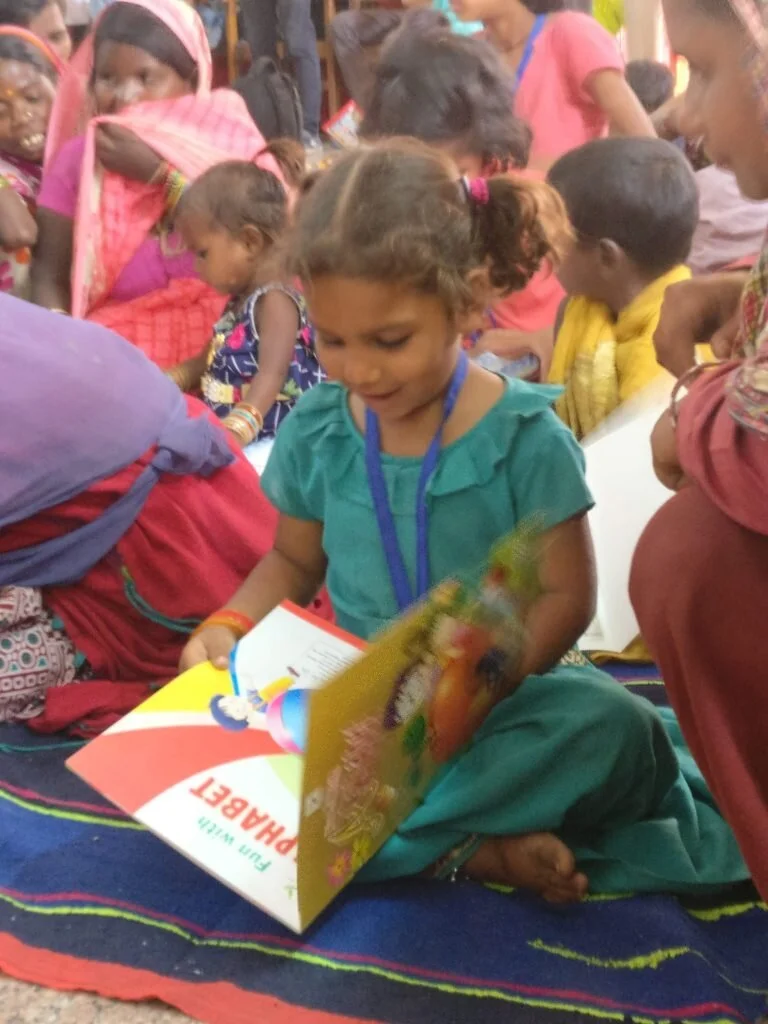  captured at a children's education initiative supported by the Indian Railways in Allahabad 
