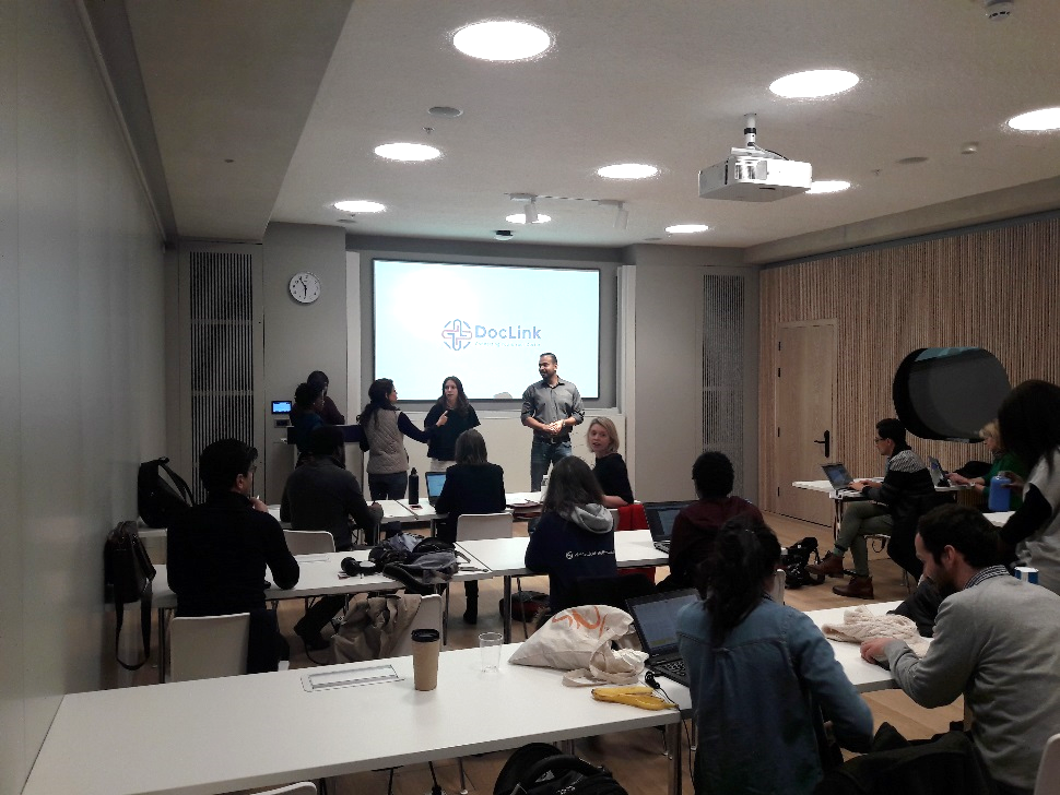 Scholars preparing to pitch their ideas at the Pitch Practice Tutorial