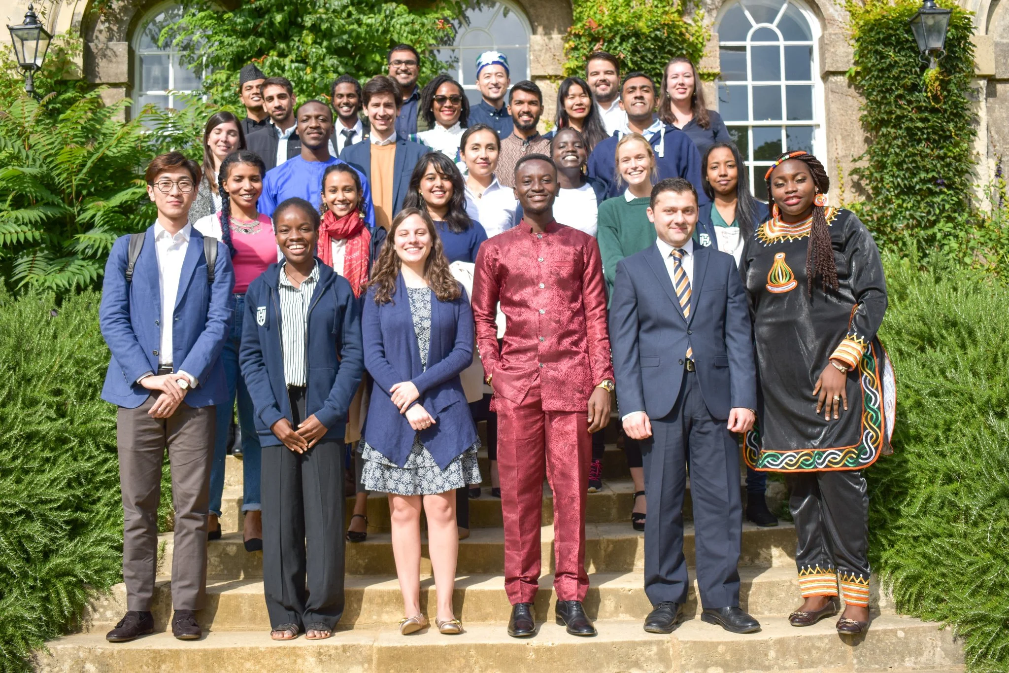  The 2021/22 Weidenfeld-Hoffmann Trust scholars: 35 graduates from 25 countries, all emerging economies. 