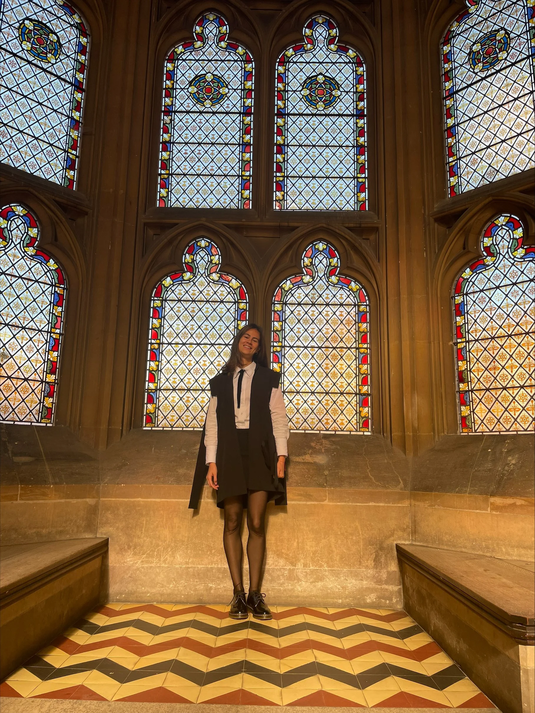 Luisa at matriculation day