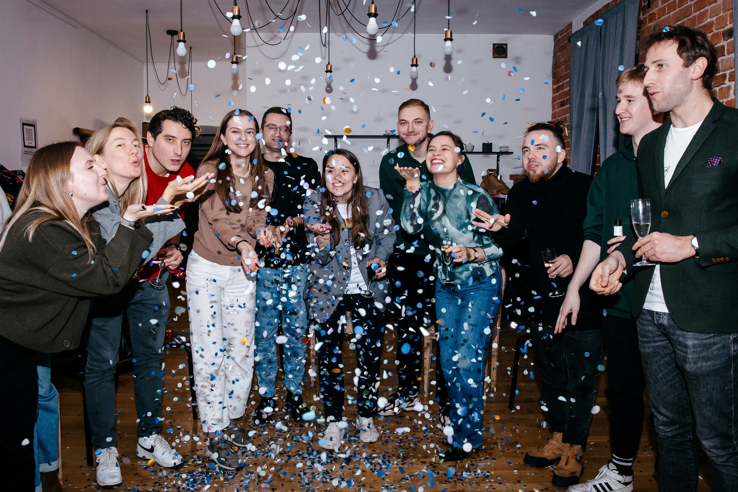 Bright Belarus team celebrating the launch of the programme